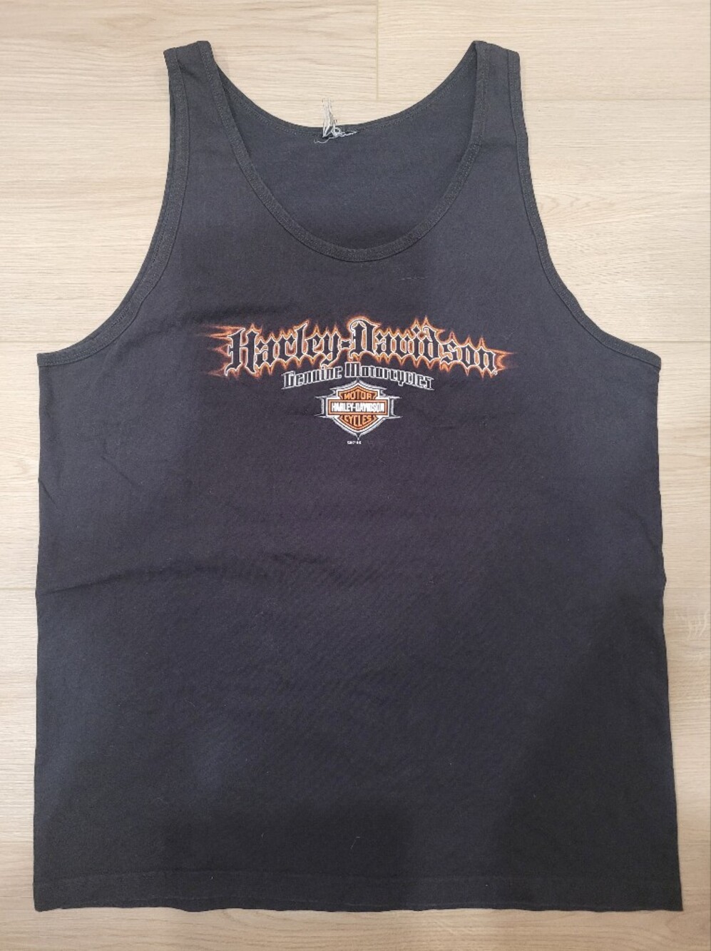 Harley-Davidson Black Flame Logo Tank Top